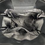 Calvin Klein Fatima drawstring tote black vegan pebbled leather shoulder bag Photo 5