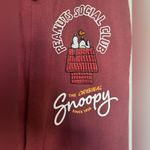 Peanuts Snoopy Social Club Coord Sweatsuit Red Photo 12