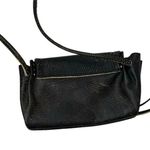 Free People  Distressed Black Leather Mini Crossbody Bag Photo 3