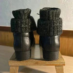 Jessica cline Black Faux Leather “Karson” booties Photo 5