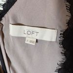 Loft ‎ Little Black Dress Size 2 Sleeveless Lace Overlay V Neck Party Cocktail Photo 3