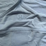 Lululemon Athletica Open Back Tank Powder Blue Yoga Fitness Active Workout Photo 2