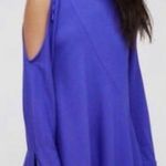 Free People clear skies purple cold shoulder mini tunic dress Photo 0