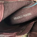 Franco Fortini  Annie Suede Wedge Heel Ankle Bootie Size 7.5 Plum Wine‎ Photo 8