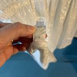 Free People  White Embellished Peplum Blouse | Size Small Photo 6