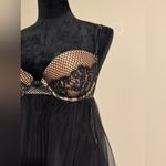 Victoria's Secret EUC Victoria Secret Babydoll Floral Push Up Lingerie size 34C Photo 2