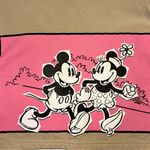 Disney Mickey & Minnie Graphic  Cropped Length Tan Sweatshirt- XS Photo 1