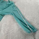 Vintage Jennifer Gee Belted Dress Womens‎ L Seafoam Green Ruffled A Photo 10