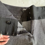 EXPRESS Women's Flare trousers low rise gray color block size 0 Photo 9