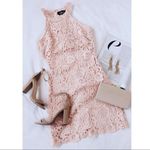 Lulus ‎ Love Poem Blush Pink Lace Mini Dress Blush Pink Womens Size S Lined Photo 5