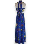 Blue floral Bandeau dress and skirt set OSFM floral polka dot stretch crepe knit Size undefined Photo 4
