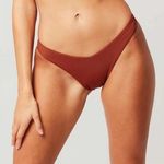 l*space L* Cabana Bitsy Bikini Bottom Tobacco Size Large NWOT Photo 0