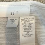 J.Jill medium embroidered burnout cap sleeve top TB 2858 Photo 8