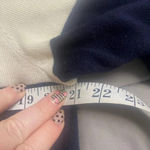 Vince Camuto  Color Block Sweater Dress Elbow
Patches Long Sleeve Crew Neck Large Photo 3