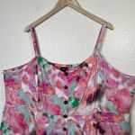 Torrid Womens Fit and Flare Twill Multicolor Button-Down Sleeveless Top 5X Photo 3