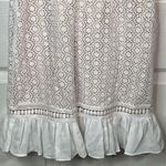 Lov Posh Sz M White Lace Mini Dress Ruffle Trim Size M Photo 8