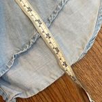 Bella Dahl chambray dual pocket button down split back size small Photo 8