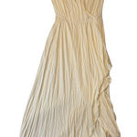 Ella Moss Ella‎ Moss Cream Asymmetrical Maxi Dress – Size Small Photo 0