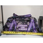 Emotional Baggage Purple And Black Duffle Travel Bag Skull Photo 1