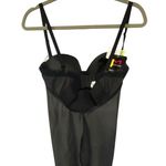Maidenform  Size 38B Bodyshaper Bodysuit Solid Black Firm Push Up Convertible NWT Photo 3