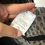 Herve Leger  Black and Cream Geometric A-Line Skirt Photo 4