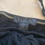 Tahari  NWT $130 Black Romper Sz XS with Ruffles Photo 1