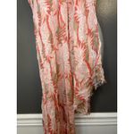 Tommy Bahama Scarf Womens One Size Pink Pineapple Print Sheer Wrap Shawl Beach Photo 2