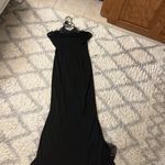 Vintage Zum Zum 90’s Rhinestone Black Mesh Halter Dress Size 6 Photo 9