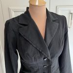 Hot Kiss ‎ Black Blazer Lace Accent Whimsigoth Dark Romantic Y2K Photo 1