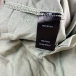 Lulus NWT Linen Blend Joyful Juniper Washed Olive Green Open Back Midi Dress Size L Photo 5