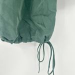 Urban Outfitters  UO Womens Tie Front Long Balloon Sleeve Blouse Size M Green Photo 7