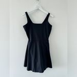Spanx  Black Get Moving Squareneck Mini Dress L Photo 4