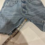 Wrangler  Light Wash Cut Off Raw Hem High Rise Denim Shorts‎ Size 31 x 30 Photo 6