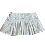 Lululemon  Women’s 10 Circuit Breaker Skirt Skort White Athletic‎ Tennis Golf Photo 2