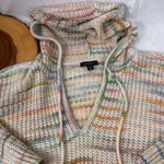 Tribal 3/4 Sleeve Hood Sweater Kangaroo Pocket Muted Clay multi color Size XL Photo 4