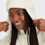 Fabletics  Quilted Aviator Hat - Egret NWT Photo 0