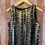 Jack by BB Dakota ‎ Black And Gold Sequin Dress Size Small Photo 2