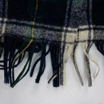 Pendleton Vintage Green Blue Yellow White Plaid Scarf Unisex Men Women One Size Photo 6