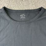 J Crew Perfect Fit Black Cotton Short Sleeve TShirt Casual Comfort Womens Size L Size L Photo 7