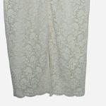 Jill Stuart  Illusion Yoke Lace Sheath Ivory White Knee Length Bridal Dress 2 Photo 8