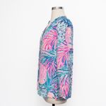 Lilly Pulitzer Elsa Silk Top Lilac Thistle XS Photo 3