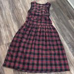 LANZ OF SALZBURG Vintage Plaid Dress Red Size M Photo 5