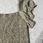 Marshalls Cropped Leopard Print Blouse Top Photo 2