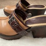 Two Lips Brown and Tan Clog Sandals, Size 8, New in Box Photo 3