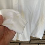 Woolrich  Vintage 90s Cream Collared 100% Cotton Long Sleeve Womens Size Medium Photo 3