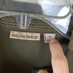 Holding Horses Anthropologie Army Green High Low Short Sleeve Swing Dress Size 0 Photo 3