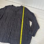 Chico's  & Eddie Bauer Knit Mix Side Tie Top & Gray V-neck Button Shirt Size XXL Photo 11
