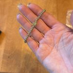 Marilyn Schiff elastic gold beaded lightning bolt bracelet Blue Photo 1