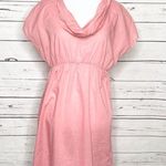 J.Crew  Pink Cowl Neck Cotton Summer Dress Size Small Photo 4