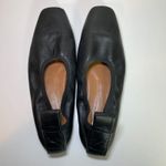 ATP All Tomorrows Parties Womens Shoes Black Leather Flats Size 40 Slip On Italy Photo 1